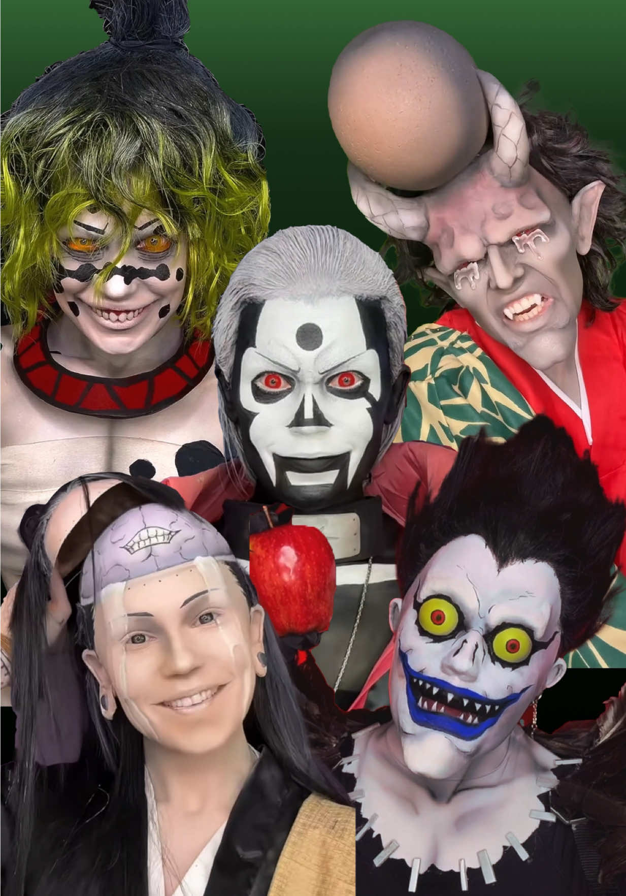 All of my spookiest anime cosplays! Which is your favorite? 👀  #naruto #cosplay #jujutsukaisen #demonslayer #anime   