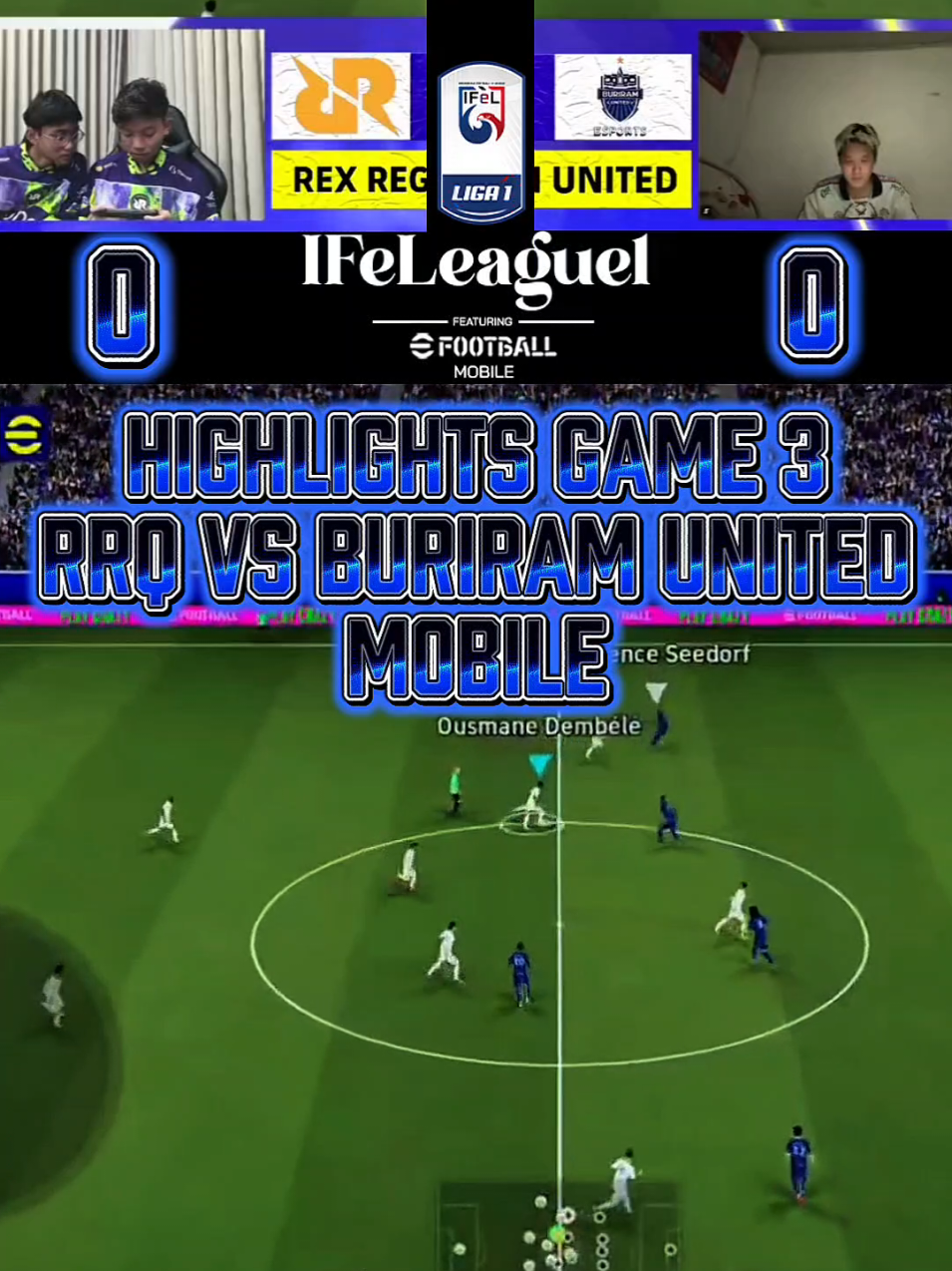 rrq vs Buriram United game 3 IFeLeague 1 2025 Mobile #IFeLeague12025 #STEPUPSHOWUPSTANDOUT #ifelditiktok #ifel #efootballmobile 