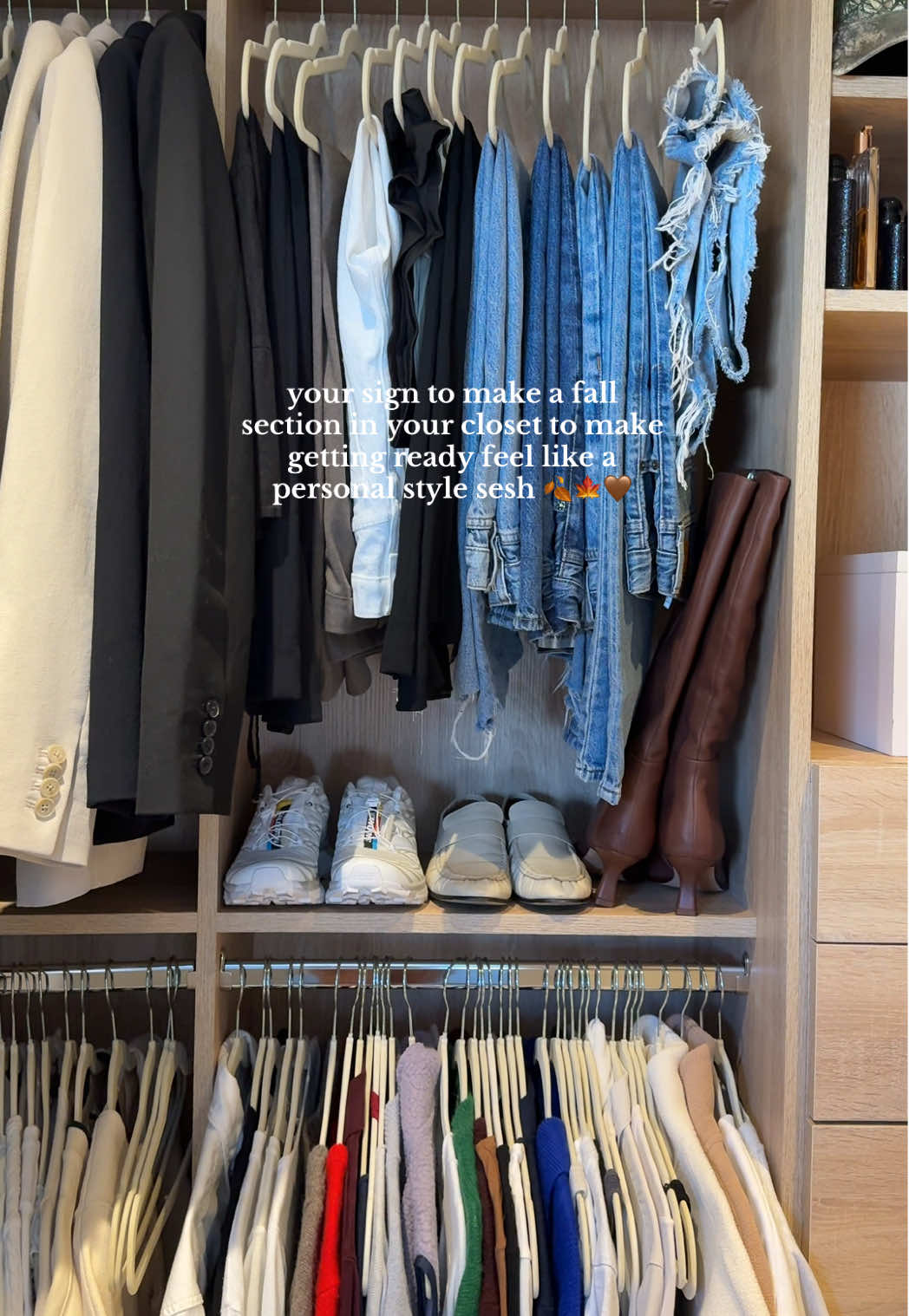 So now I can see exactly what I want to wear this fall :) #fallfashion #closettour 