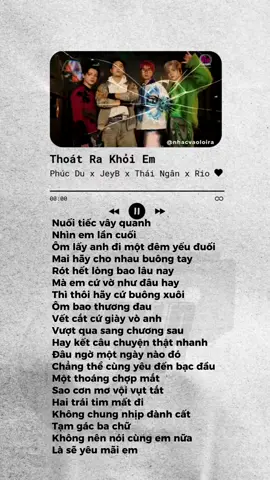 Thoát Ra Khỏi Em (Full) #phucdu #jeyb #thaingan #rio #anhtraisayhi2025 