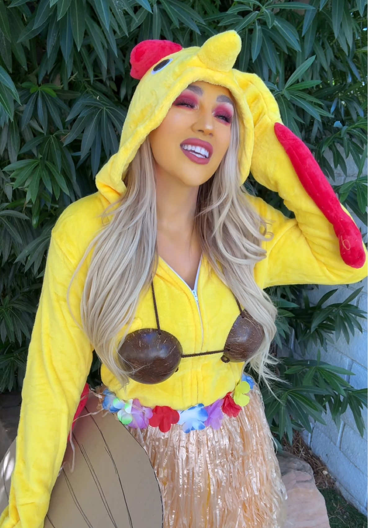 Last year I was Cody Maverick, this year I relate more to Chicken Joe 😅😂😮‍💨  #bendrasunderland #kendrasunderland #halloween #surfsup #chickenjoe 