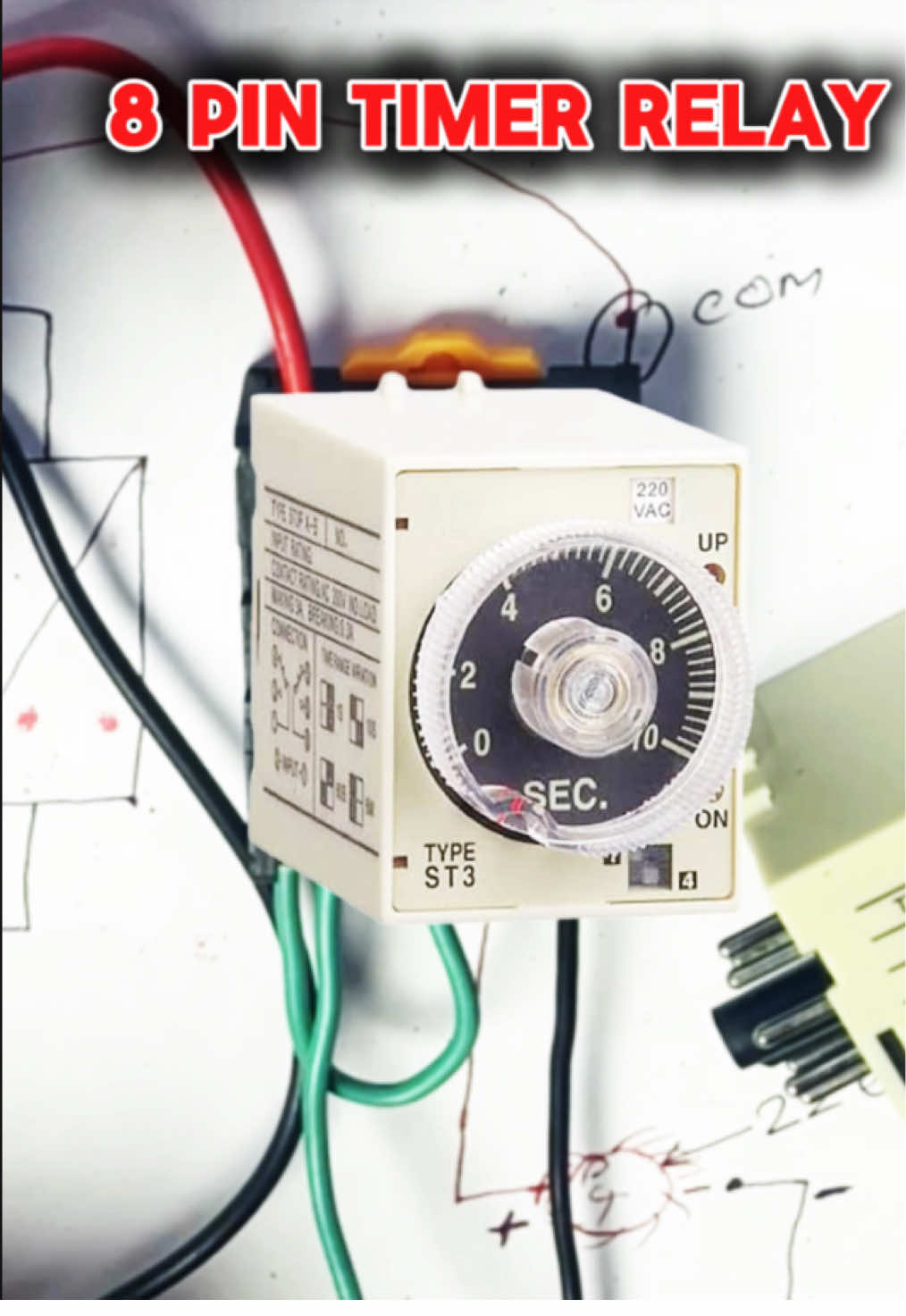 8 pin timer relay wiring: in the video am going to teach you how to setup an 8 pin timer relay for various applications like controlling lights, this quick tutorial shows you the step by step process for proper connections and settings whether you are a beginner or an expert, this guide will make wiring a breeze #techtips 