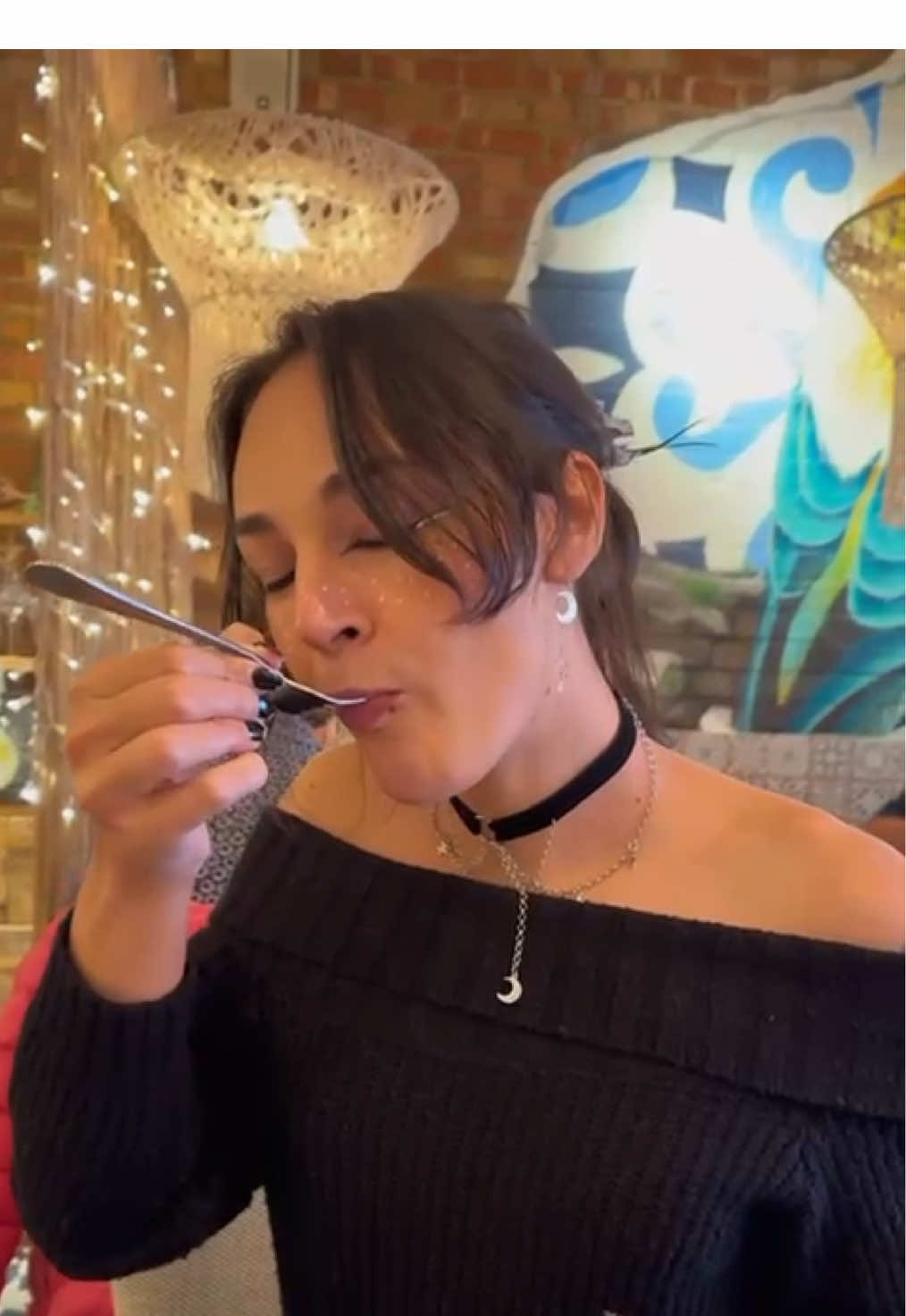 Food was a bit bland, lucky I had some extra seasoning  #femboy #transgirl 