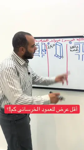 أقل عرض للعمود الخرسانى كم!؟#ترند #المملكة_العربية_السعودية #أكسبلور #مراحل_البناء_خطوه_بخطوه 