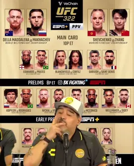 La cartelera del Año 🤯.           #UFC #ufc322 #islammakhachev #mmafans #ufcmemes 