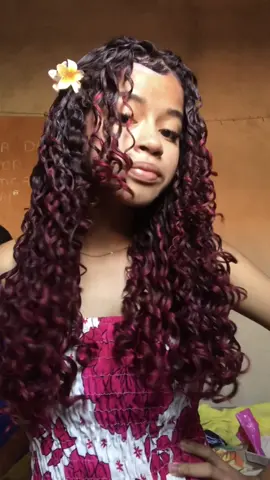🫶🏼💗 #janyyhandaraa__ #cabelovermelho #cachos #finalização #vaiprofycaramba 