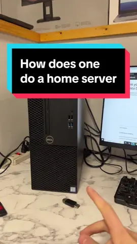 Making a home server with no experience #Tech #pc #homeserver #techtok #yaptech