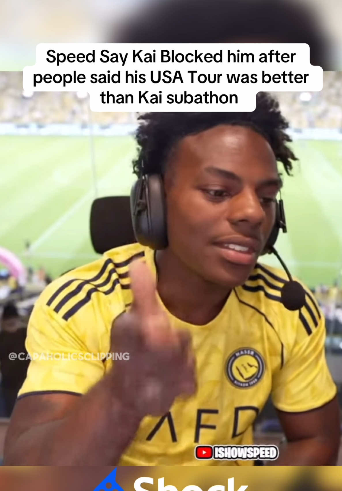 Speed says Kai blocked him and has been switching up😳 #kaicenat #ishowspeed #fyp 