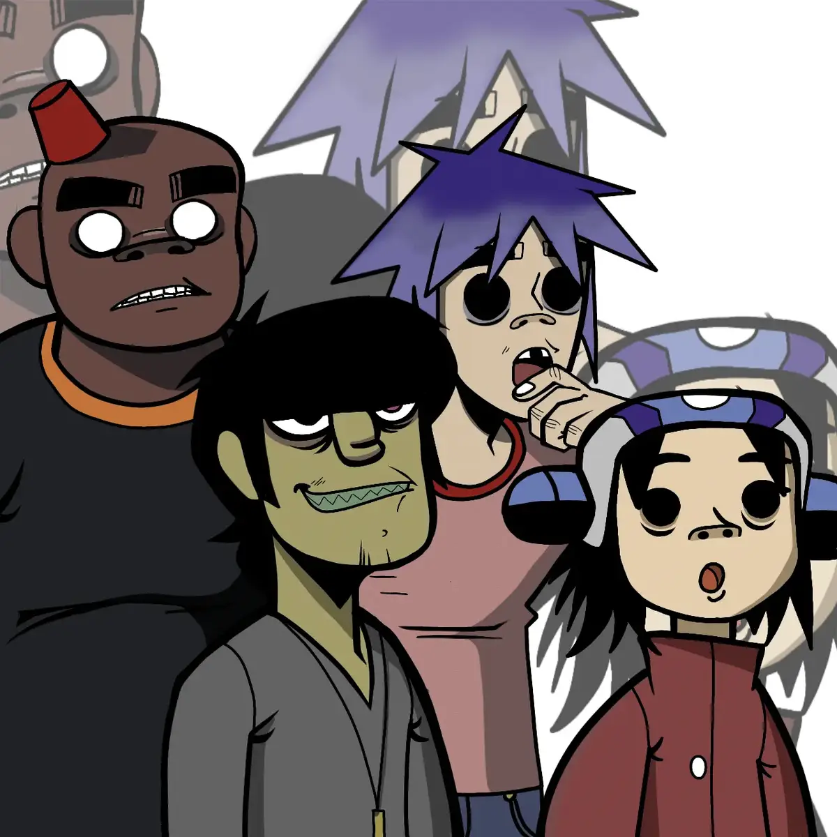 #GORILLAZ  #gorillaz #phase1gorillaz #fanart #fyp 