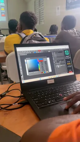 Cours d’infographie (Graphic Design) à Saint Francis School of Technology  ___________________ #infographic #graphicdesign #technology #informatique #school #sfst #stfrancisschooloftechnology #sfstjeremie #ittech #it 