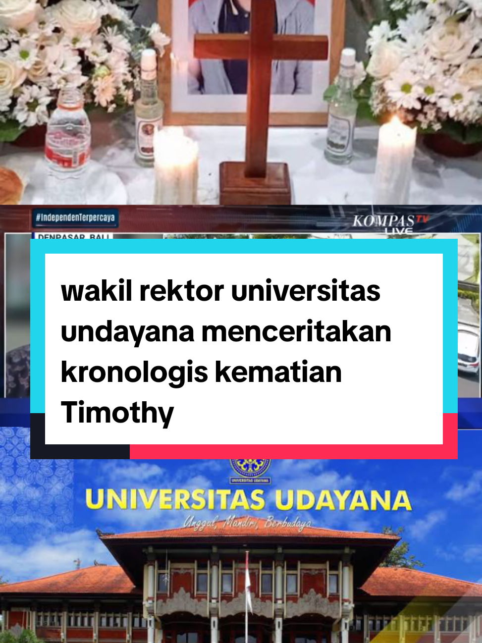 wakil rektor universitas undayana menceritakan kronologis kematian Timothy #universitasundayana #justicefortimothy #kompastvnews #viral #fyp 