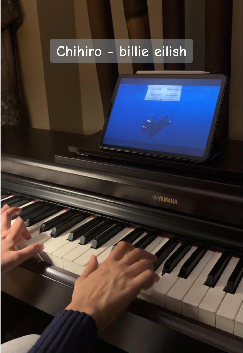 This part of chihiro🤩 #billieeilish #chihiro #fyp #piano #foryou 