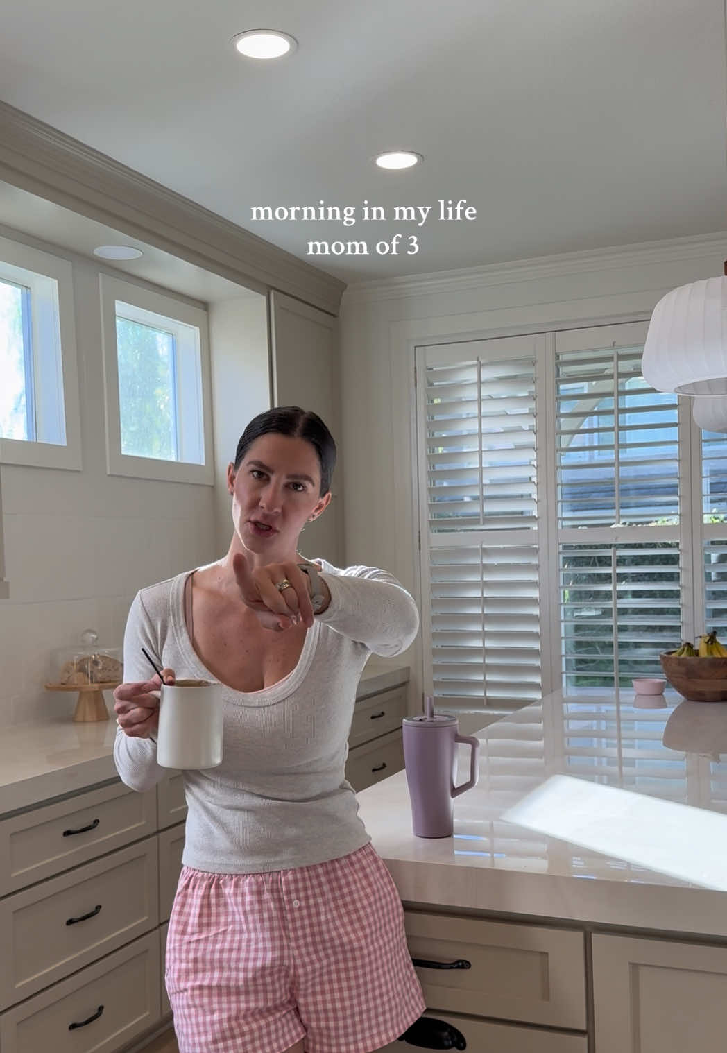 original sound today!! do you like or prefer voiceover? not my hair looking like an actual paintbrush 🤪🤣 #morningvlog #originalsound #morninginmylife #motherhood #momof3 