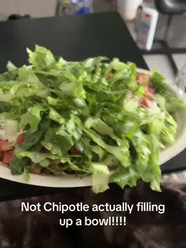 @Chipotle this is how I want ALL my bowls to look #fyp #chipotle #food 