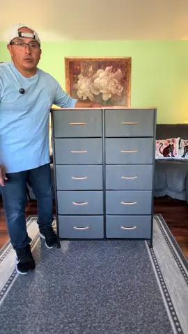 This 10 drawer dresser is the storage solution you are looking for! #dresser #storage #storagesolutions #dormstorage #affordablefurniture @Yitahomefurniture 