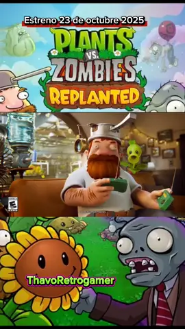 Plantas VS Zombies Replanted (Trailer final)  llega este 23 de octubre a prácticamente cualquier consola y PC  tendremos muchas novedades  Ya estás esperando este clásico de regreso?  #plantasvszombies #nintendo #playstation #videojuegos #xbox 