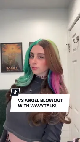 Blowout so good, even the angels are jealous. 👼✨ This thermal brush from @wavytalkofficial forever has my heart! #WavytalkMainCharacterHair 