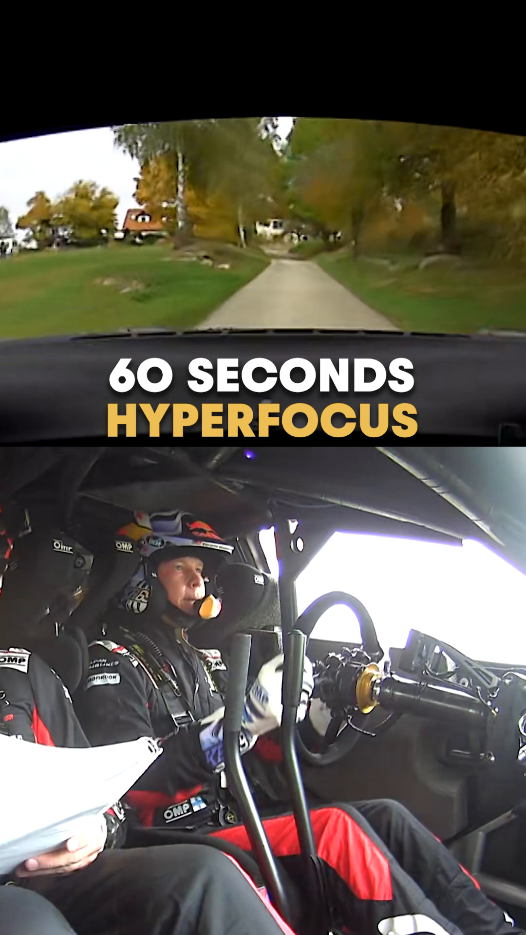 Tunnel vision, rally edition 👀💨 #wrc #redbullmotorsports