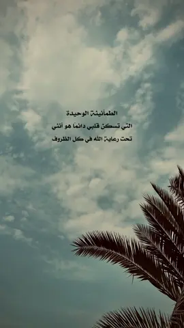 الطمأنينة الوحيدة التي تسكن قلبي دائمًا هو أنني تحت رعاية اللّٰه في كل الظروف #تصويري_احترافي_الاجواء👌🏻🕊😴 #تصويري📷 #غيوم #الشتاء #لايك_متابعه_اكسبلور 