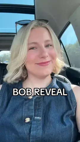 final bob reveal! of course the day I cut my hair off was a good hair day lol but loving it so far!! #bob #bobhaircut #shorthair #microinfluencer #grwm 