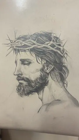 Drawing the 🐐 on my desk | Jesus loves you! #jesus #christian #drawing #artistsoftiktok #fyp 
