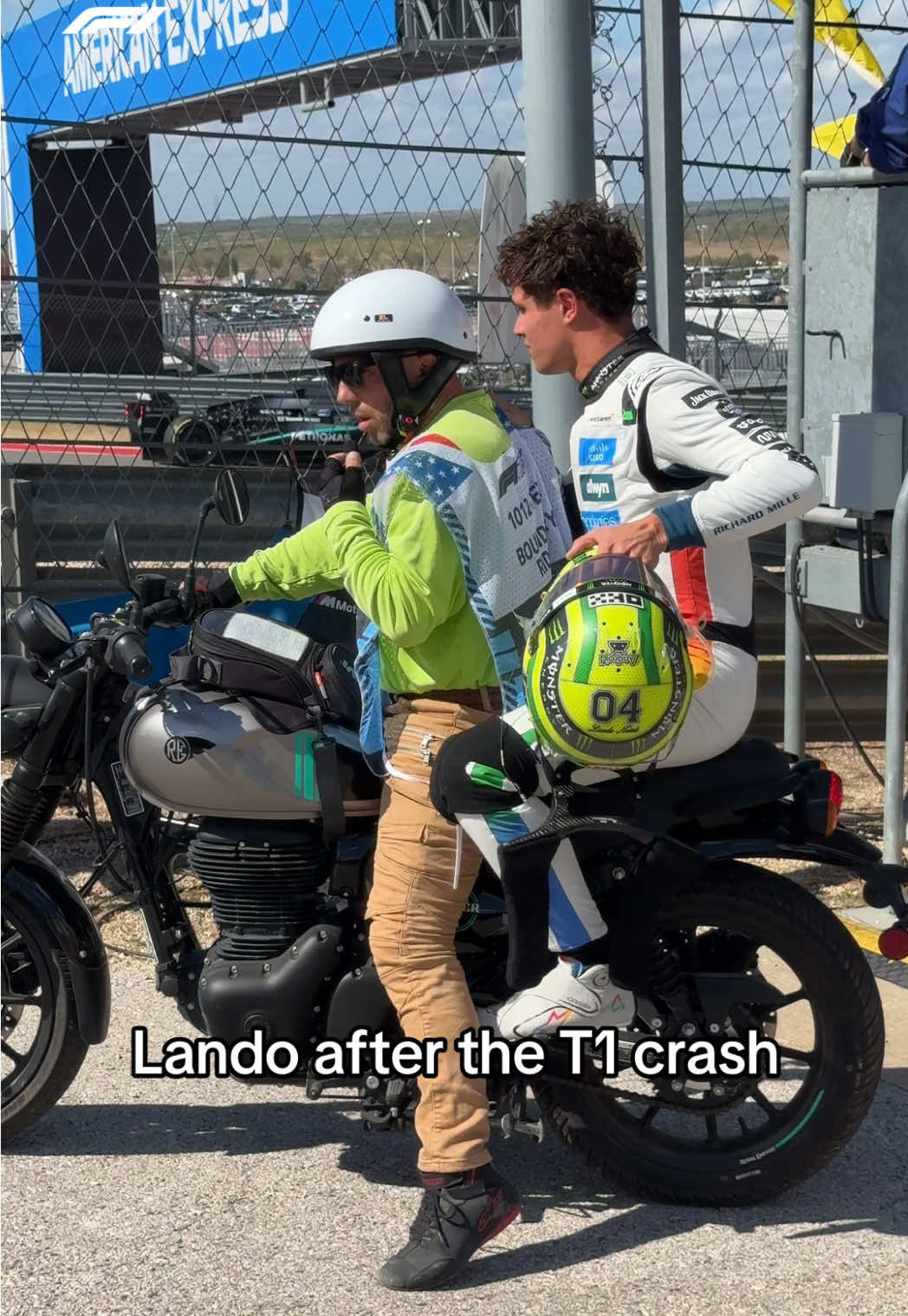 not the sprint norris was hoping for 😣 #f1 #usgp #landonorris #mclaren 