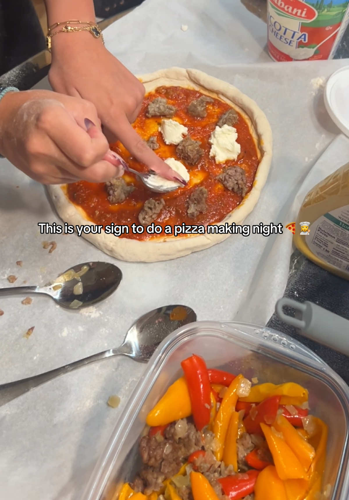 #pizzanight #pizzanightathome #fyp