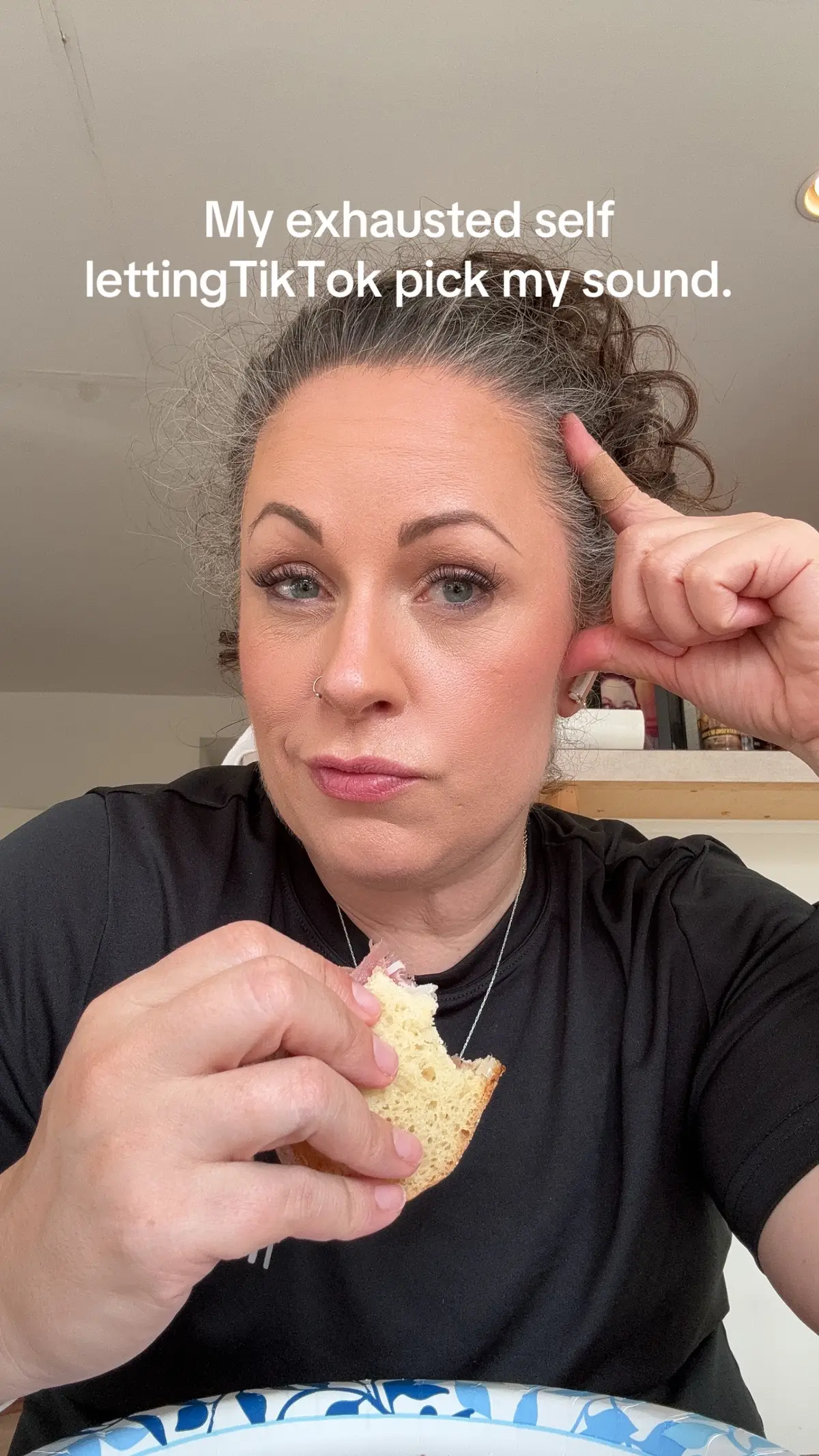 Your girl is exhausted. So I let TikTok choose my sound for this. It is all I have the energy for today. #thisisyoursign #tiktokpicksthesong #lettiktokpickasong #exhaustedmom 