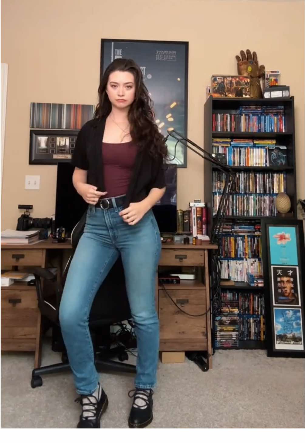 today’s fit for acting class 🖤 #OOTD #fitcheck #fashiontiktok #fyp #acting 