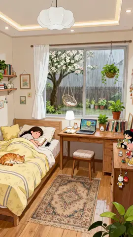 cozy room and baby sleep #relaxation #forupage #viral_video 