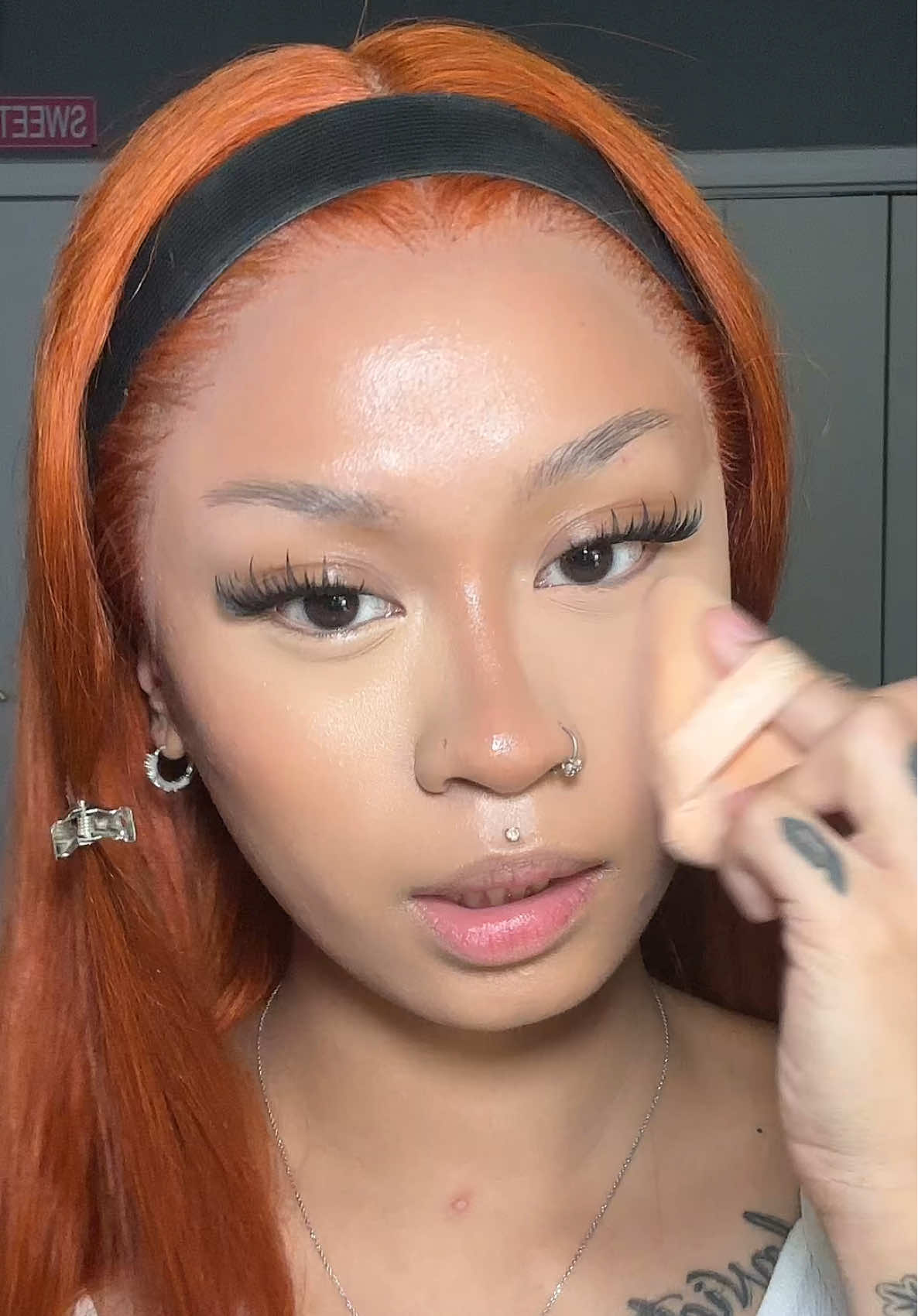 did an @Ice Spice inspired look! 😝 what do we thinkkk  #icespice #grwm #makeuptutorial 