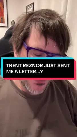 I just got a letter…from Trent Reznor. #nin #nineinchnails 