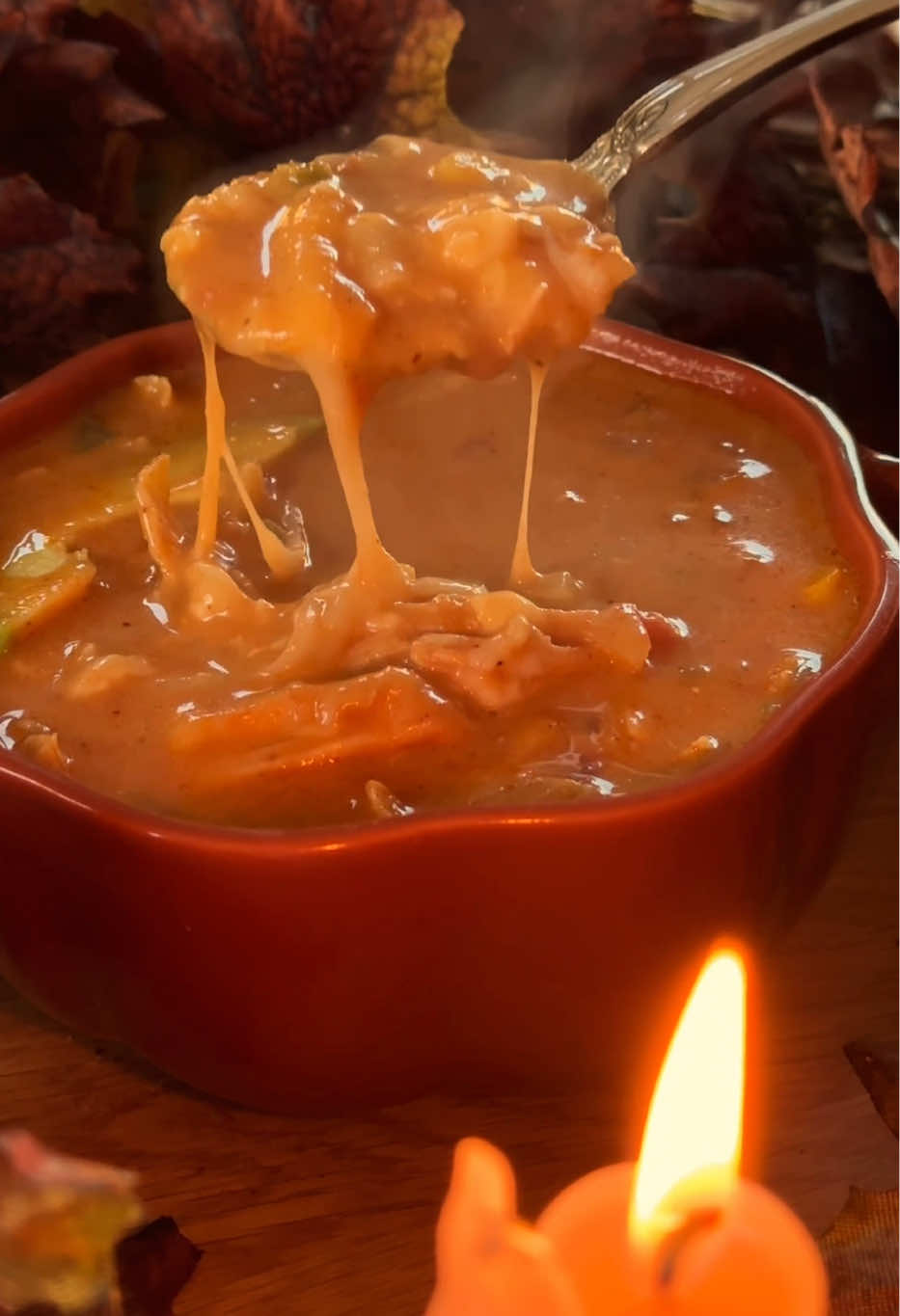 Soup on Sunday: Chicken Tortilla Soup 🍗🌶️ Brian’s FAVORITE soup is chicken tortilla soup, so I feel like he’s going to be so sad I made this when he’s out of town 😂 Luckily, it reheats SO well! as noted in the ingredients list, if you prefer less spice, sub the spicy alternatives used for the regular version. Recipe by: @Bri’s Heat  INGREDIENTS: • 2–4 chicken breasts • 1 yellow onion, diced • 1 jalapeño, diced • 8 cloves garlic, minced • 1–2 tbsp olive oil • 3 tbsp butter • 32 oz @Swanson Broths spicy chicken broth (use regular if you want it less spicy) • 32 oz regular chicken broth • 1 cup water • 2 tsp Better Than Bouillon (or 2 bouillon cubes) • 1 can black beans, drained and rinsed • 1 can corn, drained • 1 can hot Rotel (use regular if you want it less spicy) • 1 can tomato sauce • 1 block cream cheese (leave out if you don’t want a creamy version) • 1 cup shredded Mexican cheese • 1 tbsp garlic powder • 1 tbsp onion powder • 1 tbsp cumin • 1 tbsp chili powder • 1 tbsp salt • 1 tbsp pepper CHICKEN SEASONING: • 1 ½ tsp garlic powder • 1 ½ tsp onion powder • 1 ½ tsp cumin • 1 ½ tsp chili powder • 1 ½ tsp salt • 1 ½ tsp pepper TOPPINGS: • Tortilla strips • Avocado • Cilantro  • Shredded Mexican cheese  1. Season chicken with garlic powder, onion powder, cumin, chili powder, salt, and pepper. 2. Dice onion, jalapeño, and mince garlic. 3. Heat olive oil over medium-high heat in a pot, sear chicken 2 min per side, then set aside. 4. Reduce heat to medium, then add butter, sauté onion until translucent, then add garlic. 5. Pour in both chicken broths, water, and Better Than Bouillon. Return chicken and simmer 15 min. 6. Remove chicken; add beans, corn, hot Rotel, tomato sauce, jalapeño, and 1 tbsp each of the same seasonings. 7. Cover and simmer while shredding chicken. 8. Return shredded chicken, add cream cheese and shredded cheese, and simmer 20 min. 9. Serve with tortilla strips, avocado, extra cheese, and cilantro if you dare. #soup #chickentortillasoup #chickentortillasouprecipe #food #EasyRecipe 