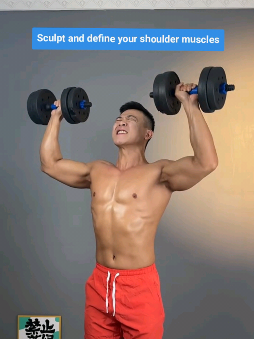 💯💪Exercises to Sculpt and Define Your Shoulders Fast #Fitness #workout #muscle #training #shoulders 