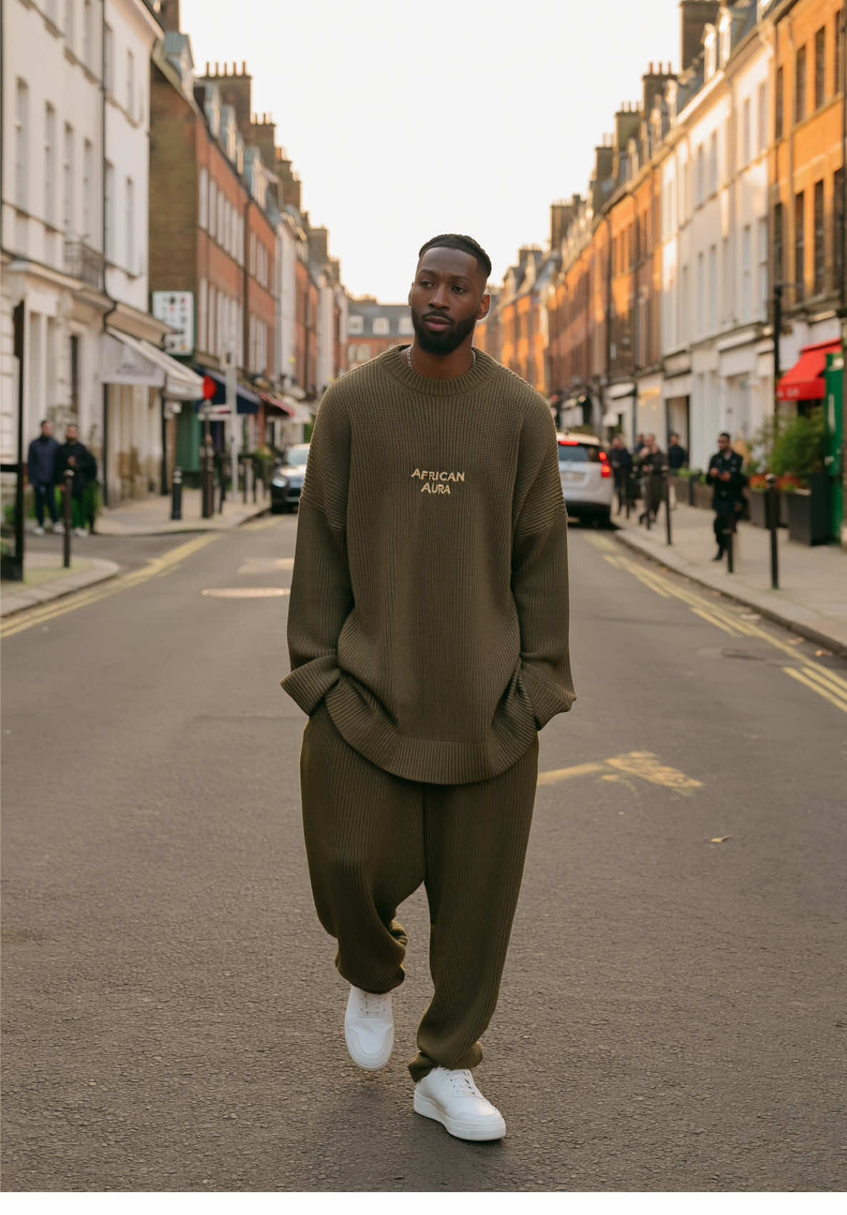 Tailored comfort. Global attitude. African Aura in motion 💫 #african #foryoupage❤️❤️ #fyp #fashion #dubai 