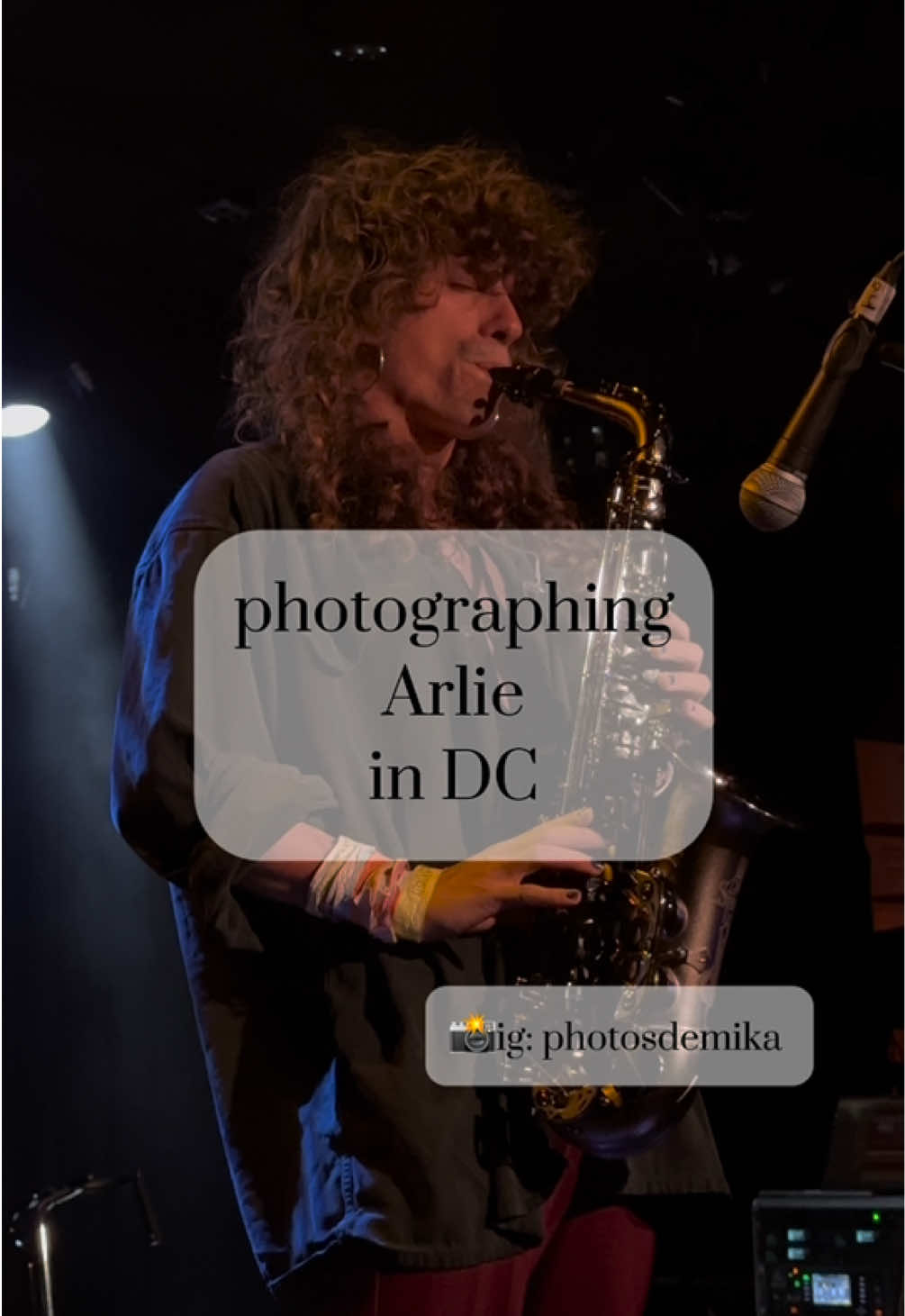 such a fun show!! i love @arlie sm and can’t wait to photograph the next one 🫶🏻 • #Vlog #concertphotography #arlie #concert #dc 