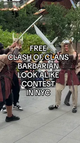 Barbarians in NYC??? FREE Things to do in NYC📍Clash of Clans Halloween Barbarian Look-Alike Contest Come to the Vessel this Sunday October 19th dressed up as the Barbarian from @clashofclans for a chance to win the contest and receive part of the $10,000 that will be given away! Participant check in starts at 1pm on 33rd Street just south of the Vessel, and the show begins at 3pm. Winners will be chosen - not just based off physical resemblance, but also for embodying the spirit of the barbarian.  #nyc #NewYork #travel #visitnyc #nybucketlist 