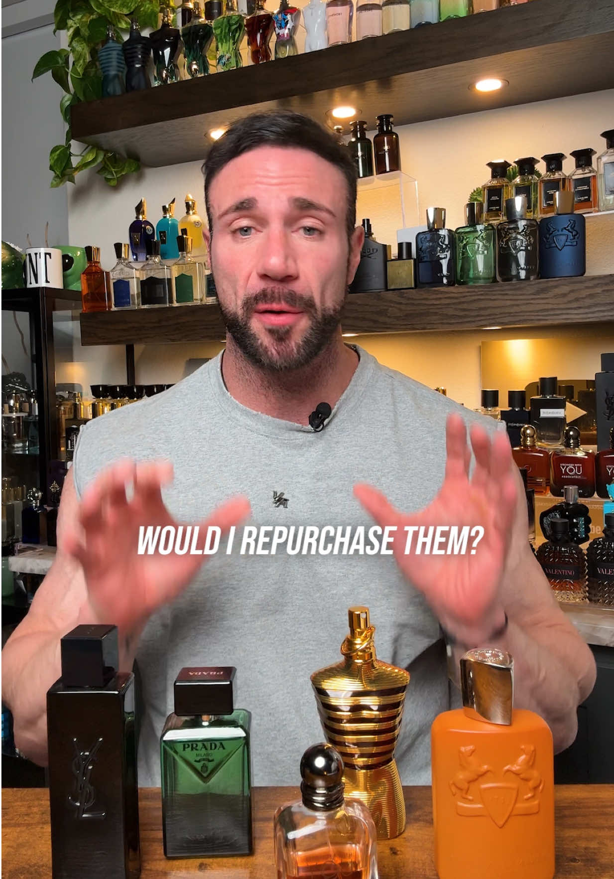 Which one are you repurchasing?👀 1. Stronger with you intensely - Armani 2. Althair - PDM 3. Paradigm - Prada 4. YSL - Myself EDP 5. JPG - Le Male Elixir #fragrance #perfume #jpg #cologne 