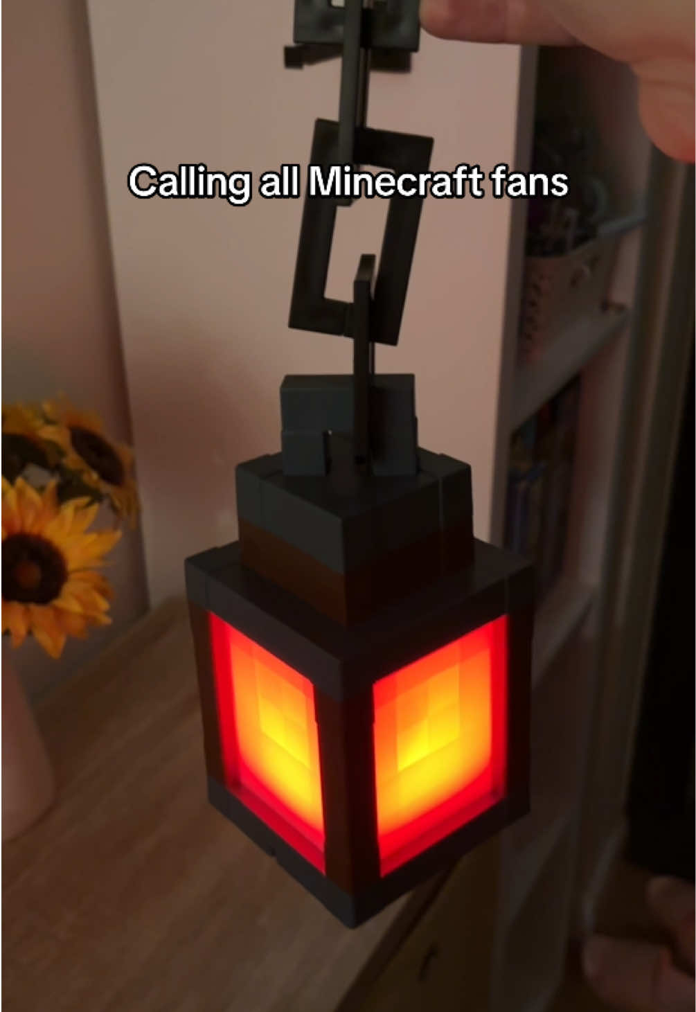 This lantern makes such a cool light #minecraftlantern #xmasgiftideas #stockingfillers 