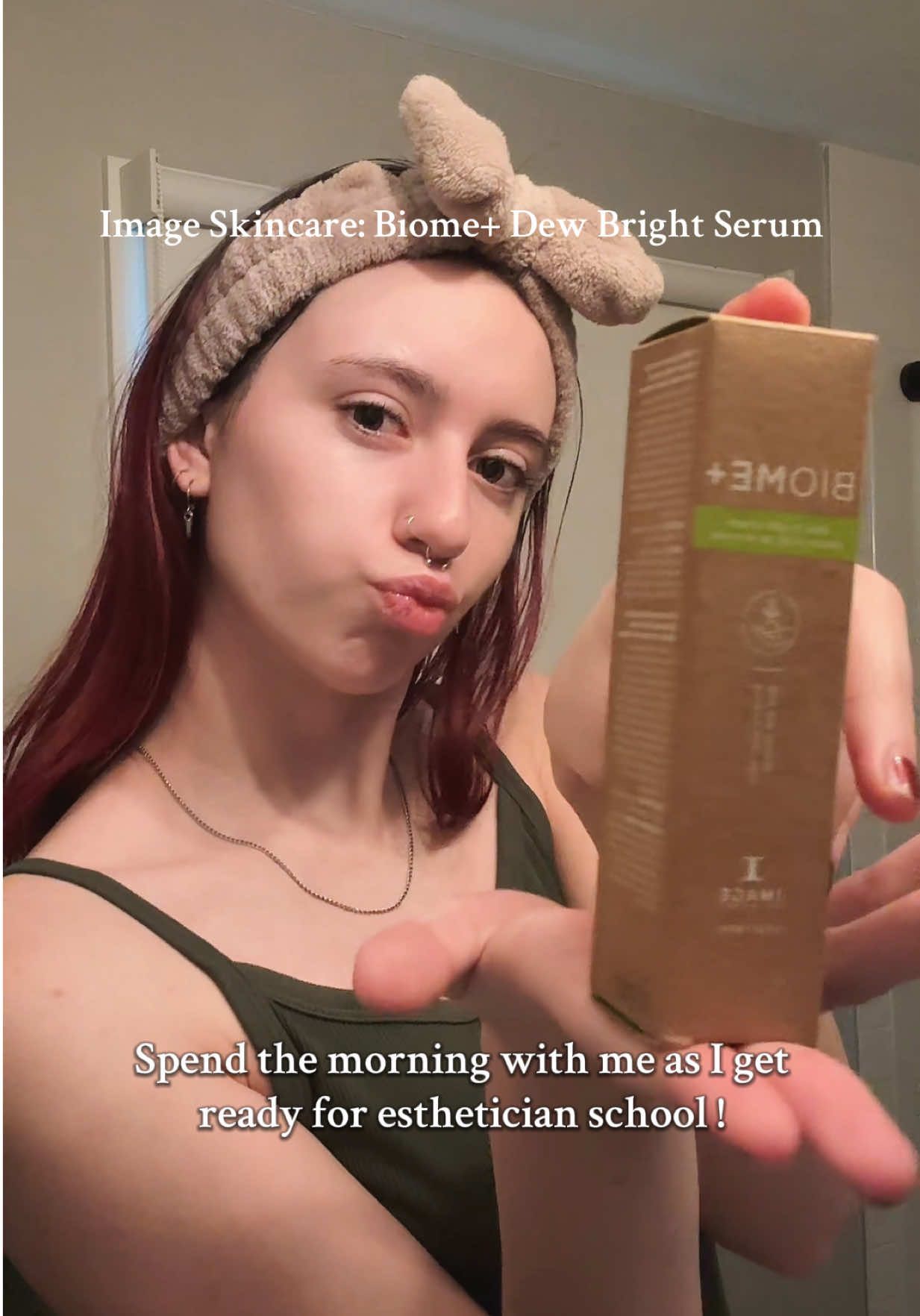My simple morning routine !! (except I was a little bit in a rush lol) Also added some of the products I use ✨  Products in video: • Image Skincare Biome+ Balm • Image Skincare Dew Bright Serum • Image SPF 30 • PharmToTable Tea Tree Scalp Relief @IMAGE Skincare  #estheticianroutine #morningskincareroutine #imageskincare #estheticianstudentlife #skincareproducts 
