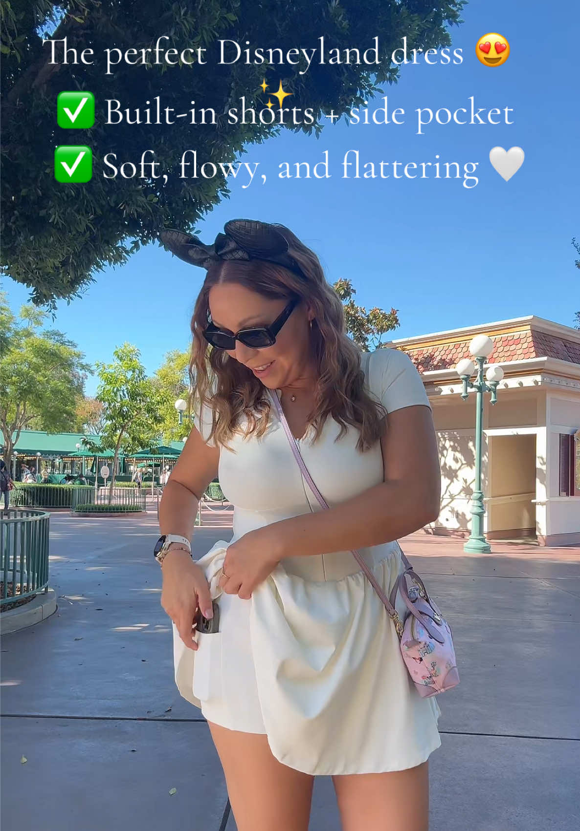 The perfect park dress doesn’t exi— 💅 Until now 😍 #disneyoutfit #TikTokShopFinds #OOTD #softgirlstyle #disneyland 