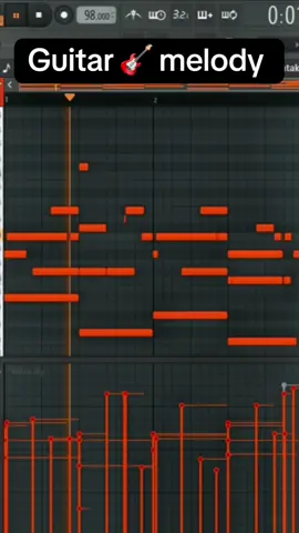 Making a guitar 🎸 melody #guitarmelody #flstudio #beatmaker #Kampala #FL 
