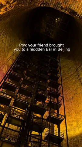 A must visit hidden bar in Beijing !  📍In Chimney #bar #hiddengems #北京 #traveltiktok #travelchina 