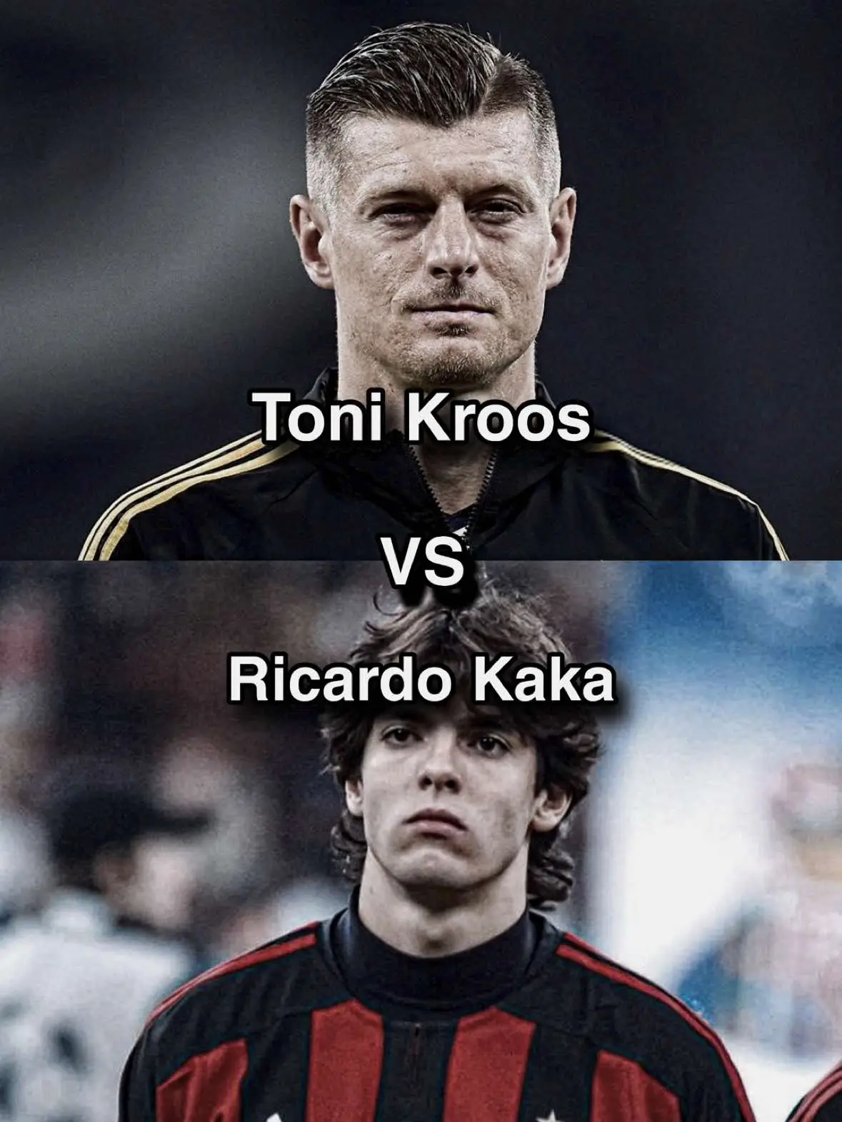Two midfield artists — two different worlds. 🎩⚽ Kaká, the magician of motion — elegance, speed, and divine touch. 🌙✨ When he ran, defenders vanished. When he smiled, football felt pure again. 💫💭 Toni Kroos, the architect — calm, cold, and calculated. 🧠⚙️ He doesn’t run fast, but he controls time. Every pass a weapon, every touch perfection. 🎯💪 Kaká painted football with beauty, Kroos rewrote it with intelligence. 🖋️⚽ One danced with grace, the other ruled with control. Different eras, same greatness. 👑🔥 Kaká played with his heart. Kroos plays with his mind. 💭❤️‍🔥 #Kroos #Kaka #RealMadrid #Football #Legends 