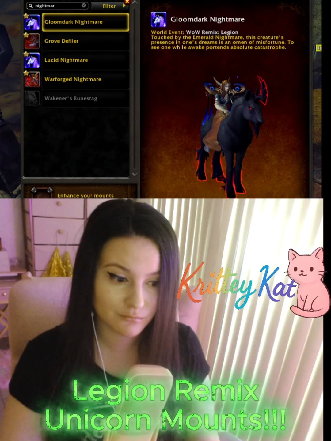 #unicorns #worldofwarcraft #remix #legion #GamerGirl