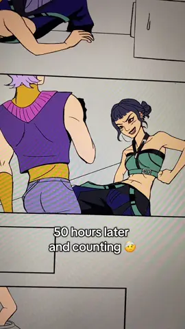 The things I do for the love of the game (aka Zoey x Mystery 🥀) Spicy pages will be posted on my Patreon VERY soon~ 😋 #kpopdemonhunters #zoeystery #artmeme #comicartist #manwha 