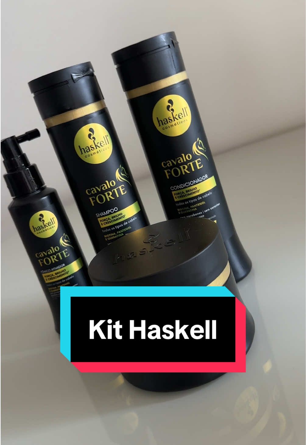 Kit Haskell cavalo forte ✨❤️ é perfeito #fyp tônico vou disponibilizar em outro link 🫶