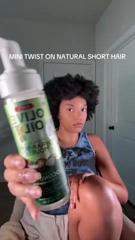 Mini twist on my natural short hair ! 