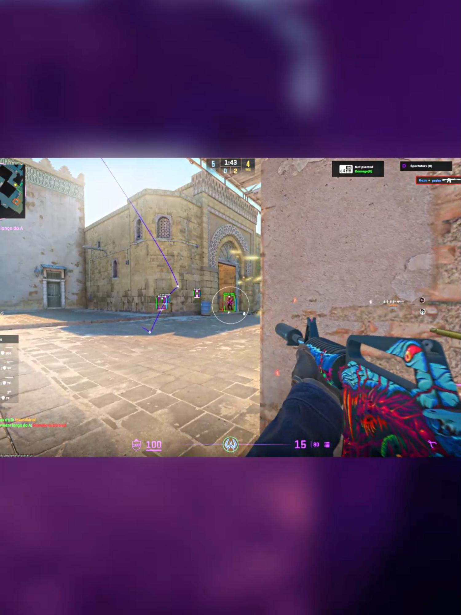 O MOD QUE DEIXA SEU CS2 PROFISSIONAL! 💀 #cs2 #cs2highlights #cs2clips
