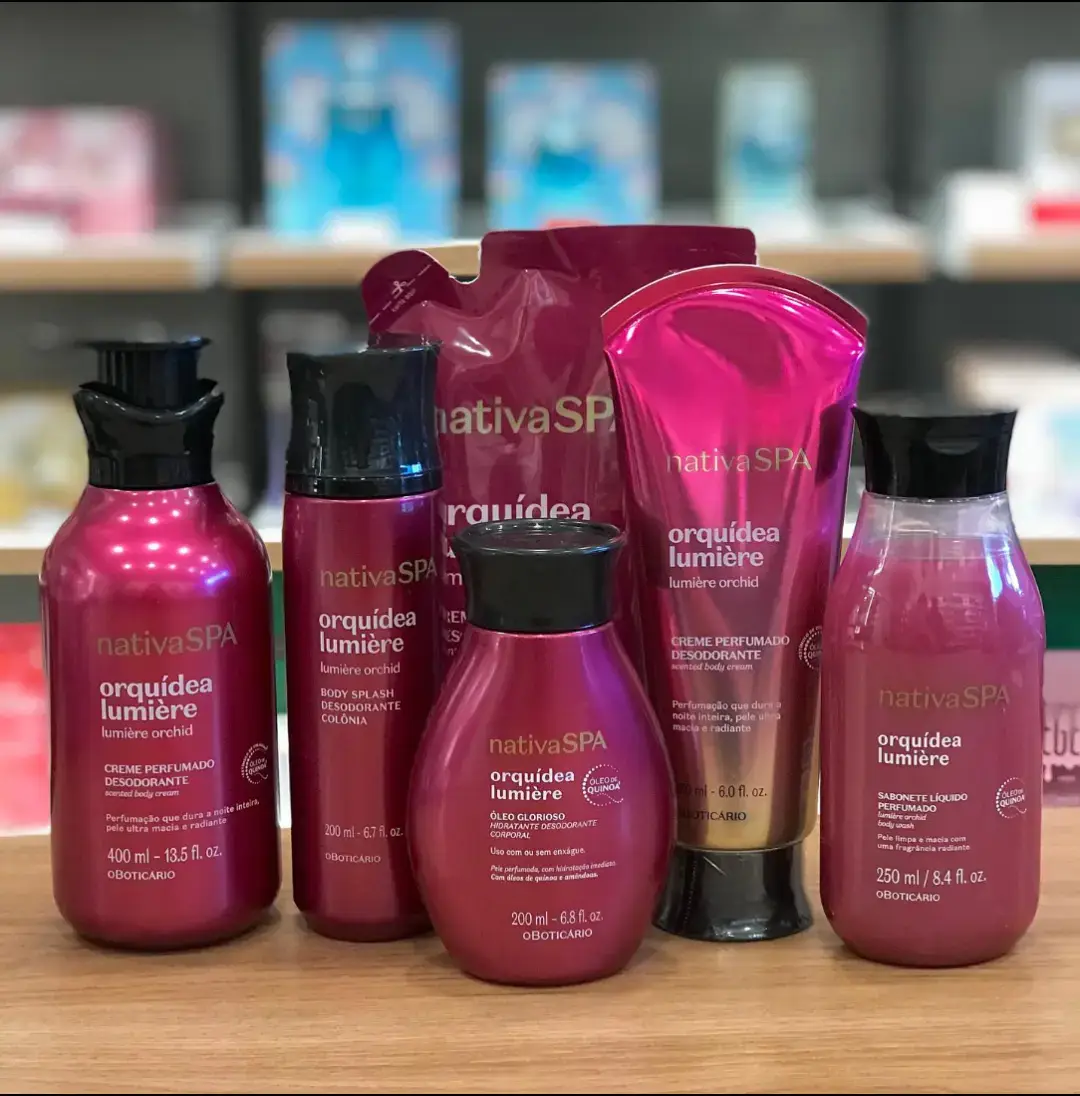 Lançamento nativa SPA orquídea Lumiere ♥️ Fragrância floral amparada. Renove sua pele enquanto vc dorme. Estimula a produção de colágeno em até 77%. Pele glow por até 10 horas. Inspirada na intensidade da orquidea e no encanto das noites de verão, a fragrância traduz sofisticação e exalta o poder da conquista. Essa linha contém: Hidratante corporal 400 ml Body Splash 200 ml Óleo glorioso 200 ml Sabonete líquido corporal 250 ml Creme perfumado 180 ml Nécessaire Premium Me chama pra adquirir o seu 😉  #lancamento #orquidealumiére #orquidealumiere #lancamentooboticario #nativaspa 